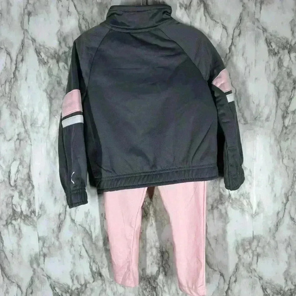 Puma Jump Suit 24 Month, Pink Gray and White - Picture 2 of 6